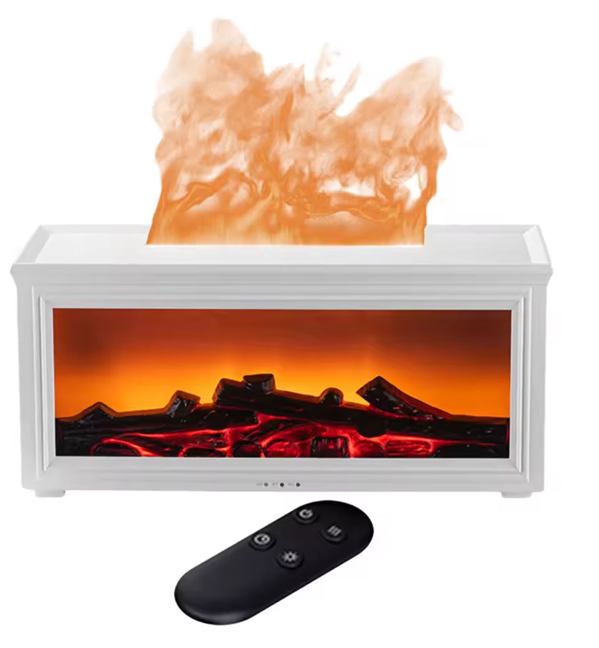 Difusor de Aroma con Efecto Chimenea LED